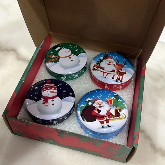 Soy Wax Scented Tin Candle Holiday Gift Box - Picture 9 of 9